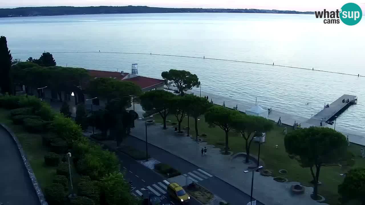 Webcam Live Portorož Strand – Bungalow