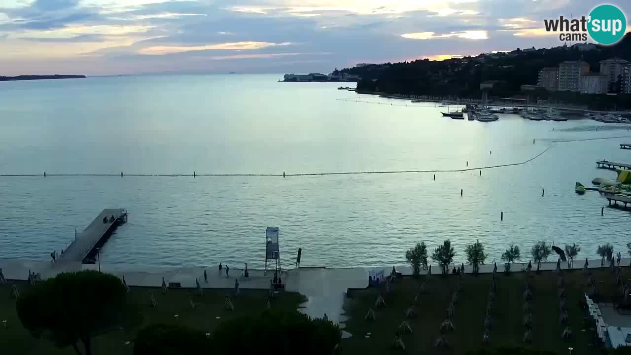 Webcam Plage Portorož – Bungalow