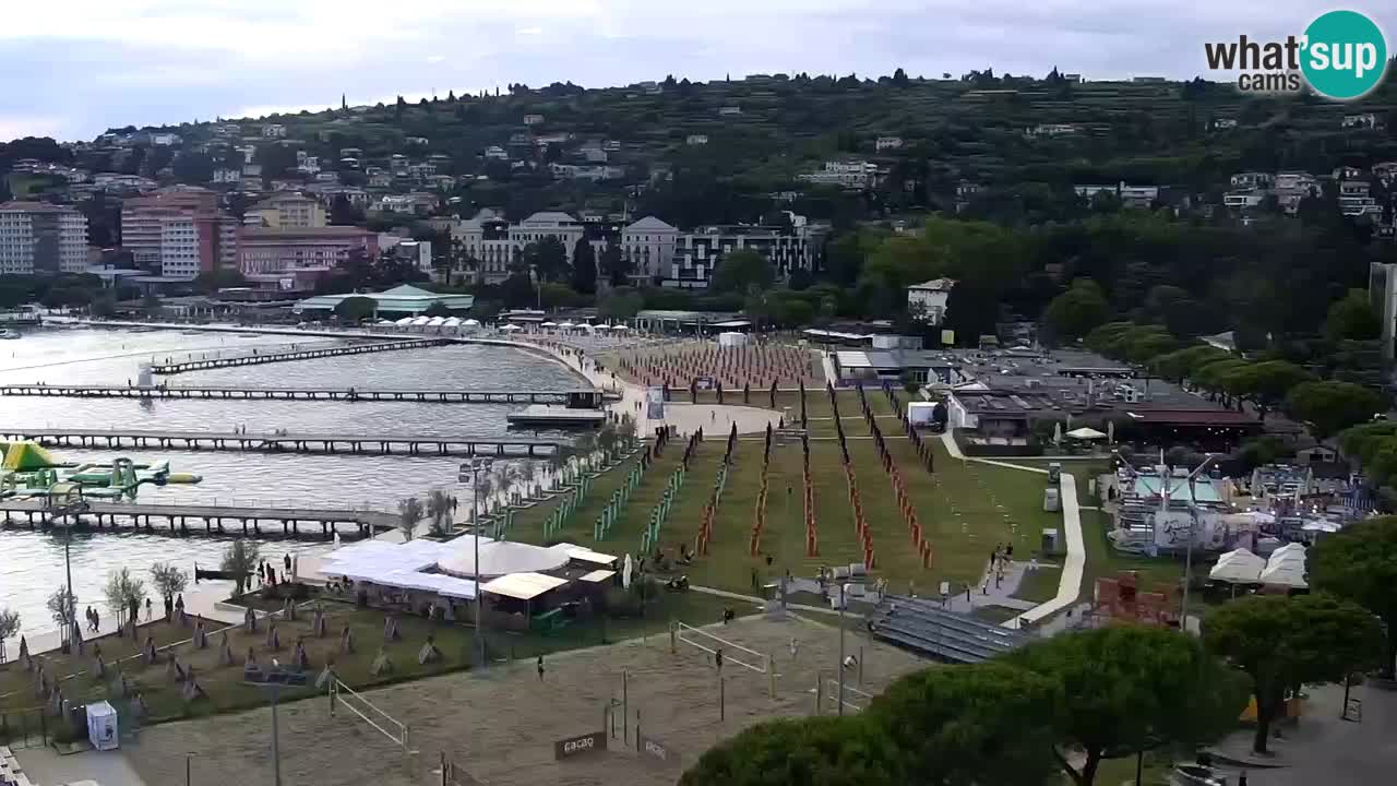 Web kamera Portorož plaža