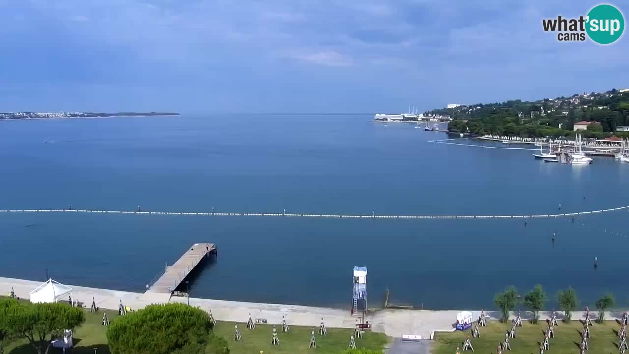 Webcam Live Portorož Strand – Bungalow