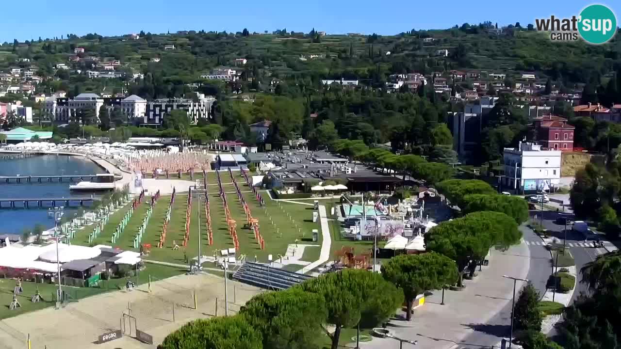 Portorož – panorama webcam