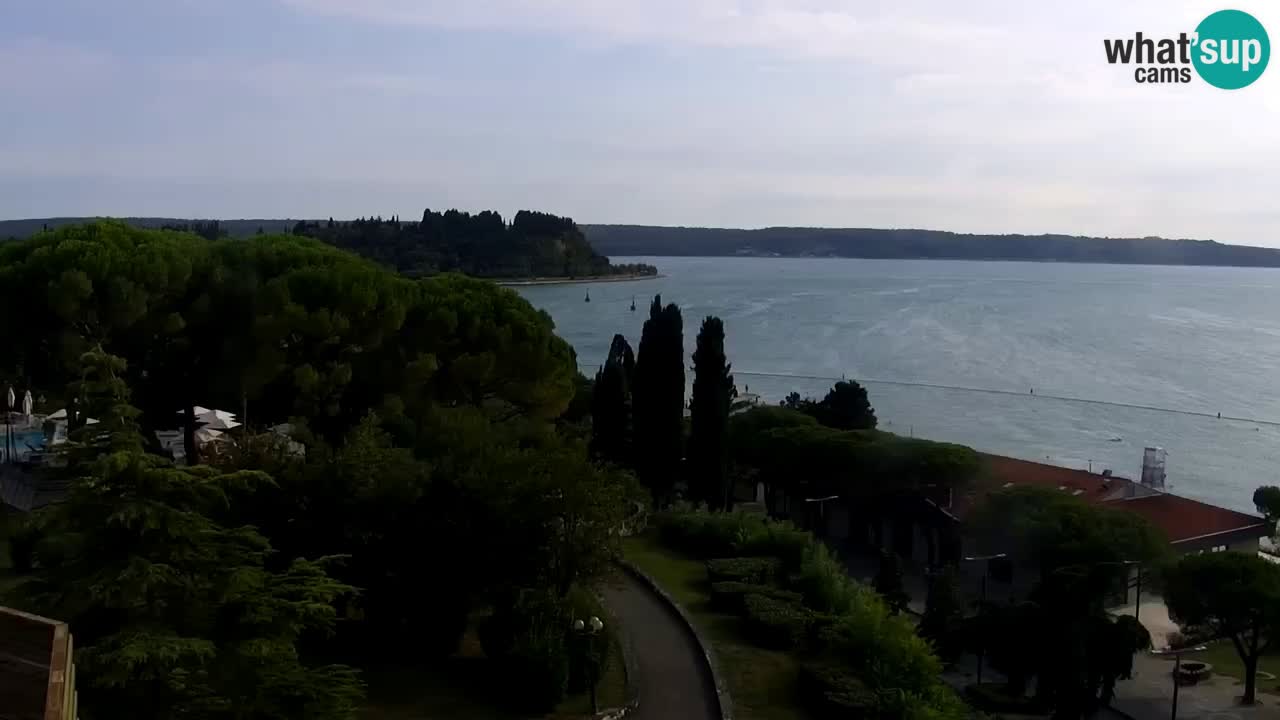 Web kamera Portorož plaža