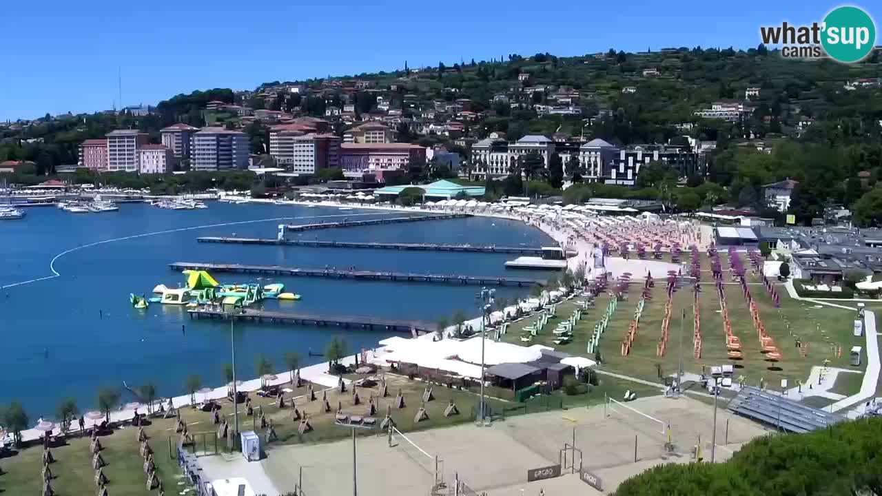 Webcam Live Portorož Strand – Bungalow
