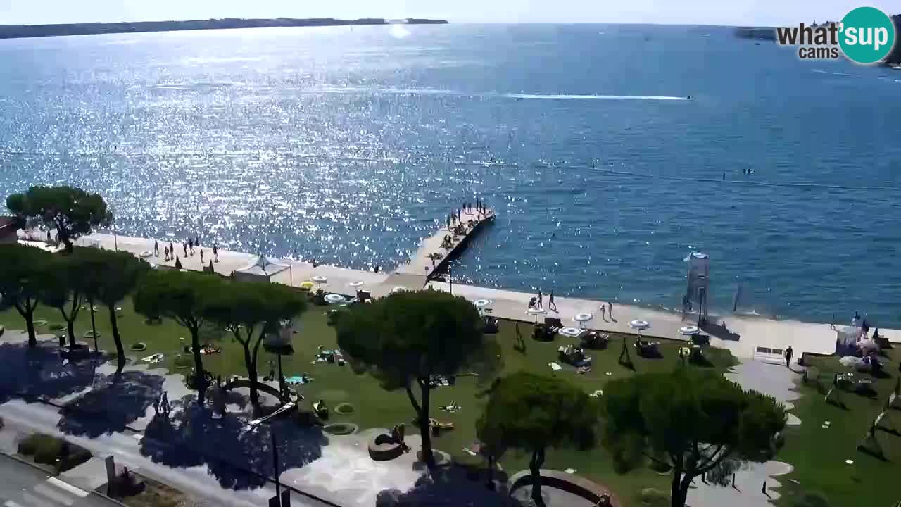 Webcam Playa Portorož – Bungalow