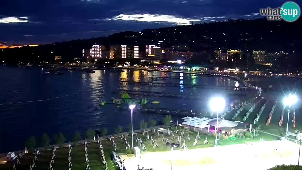 Webcam Plage Portorož – Bungalow