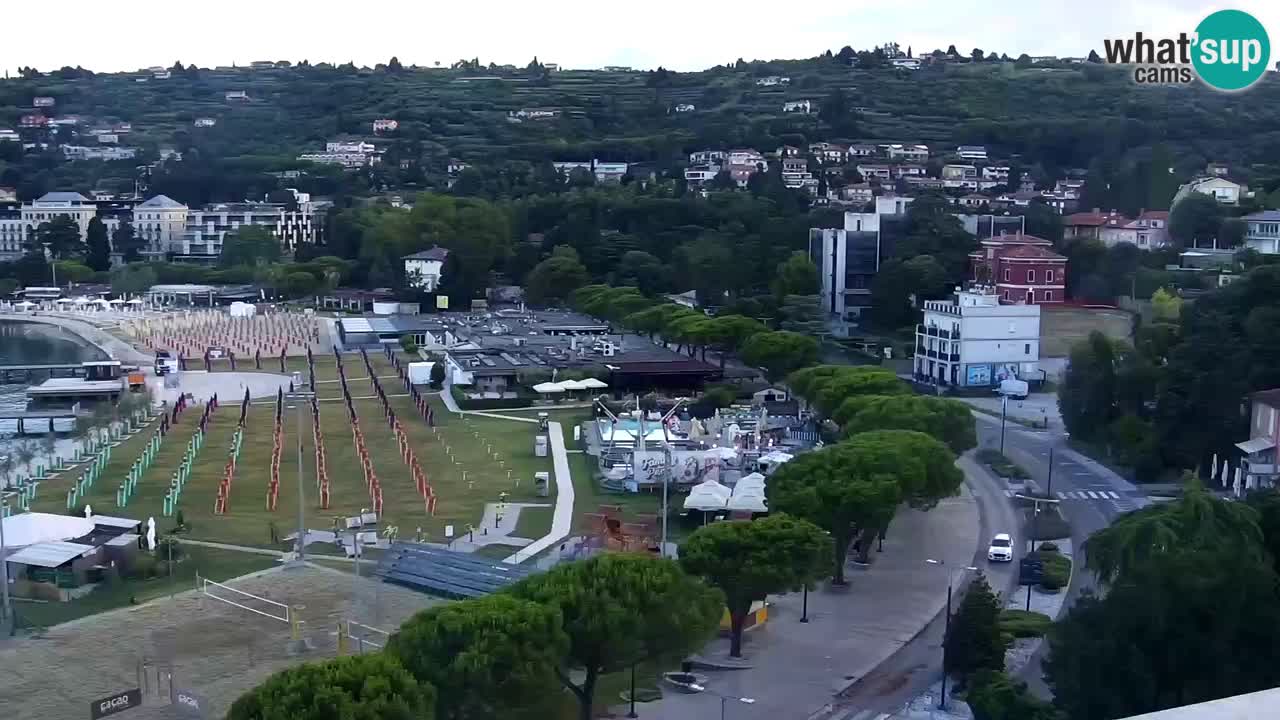 Webcam Live Portorož Strand – Bungalow