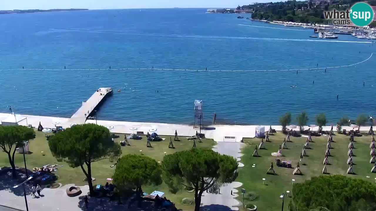 Portorož – panorama webcam