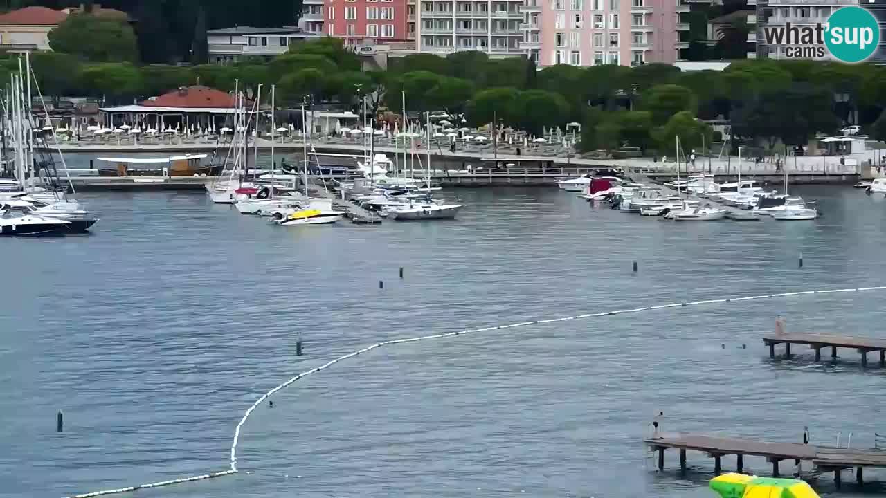 Webcam Portorož Panoramic view from Casino Portoroz