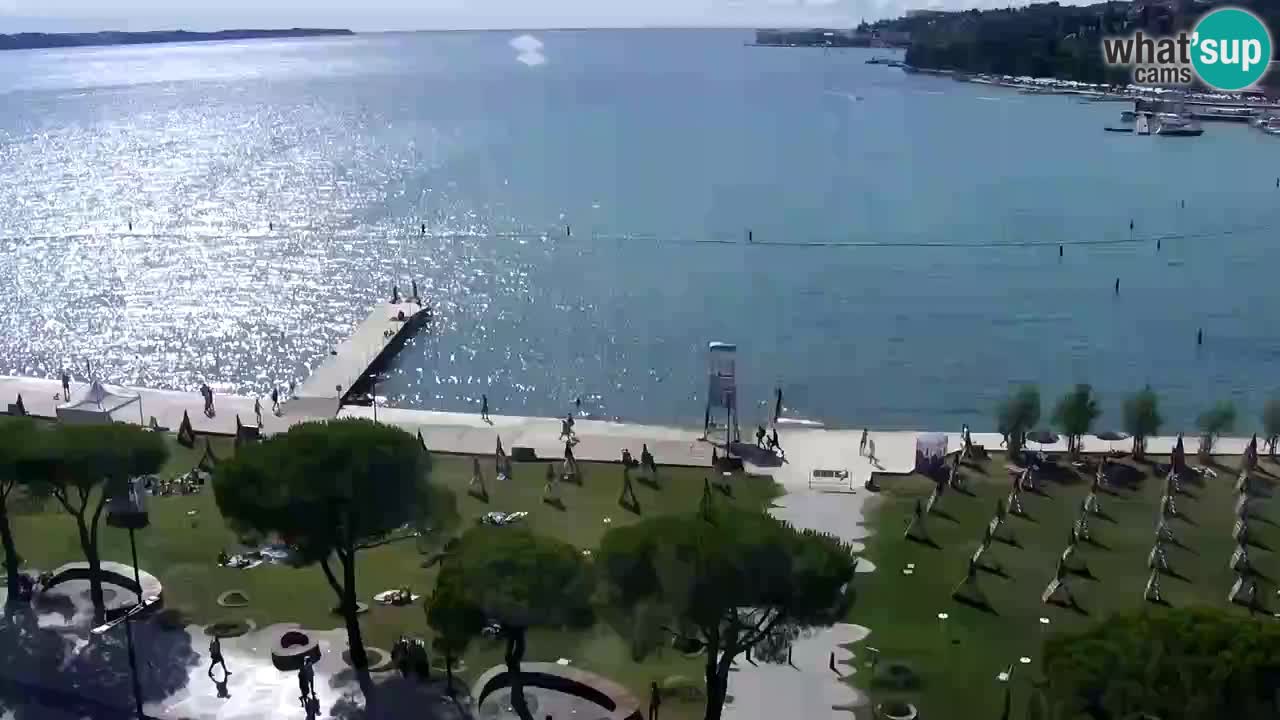 Webcam Portorož Panoramic view from Casino Portoroz