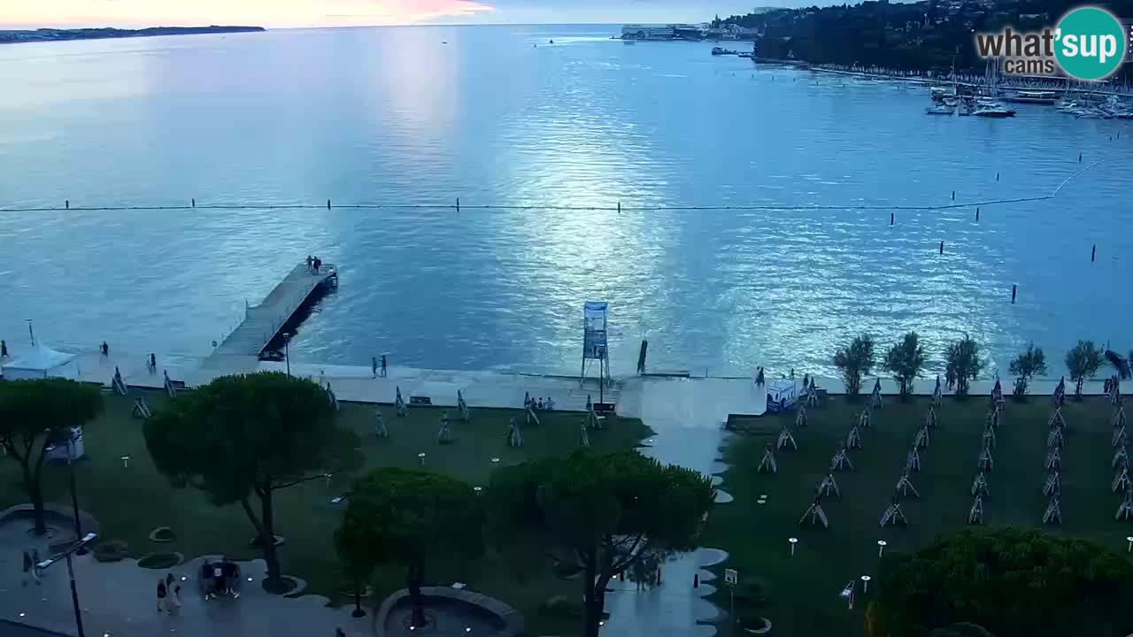 Portorož – panorama webcam