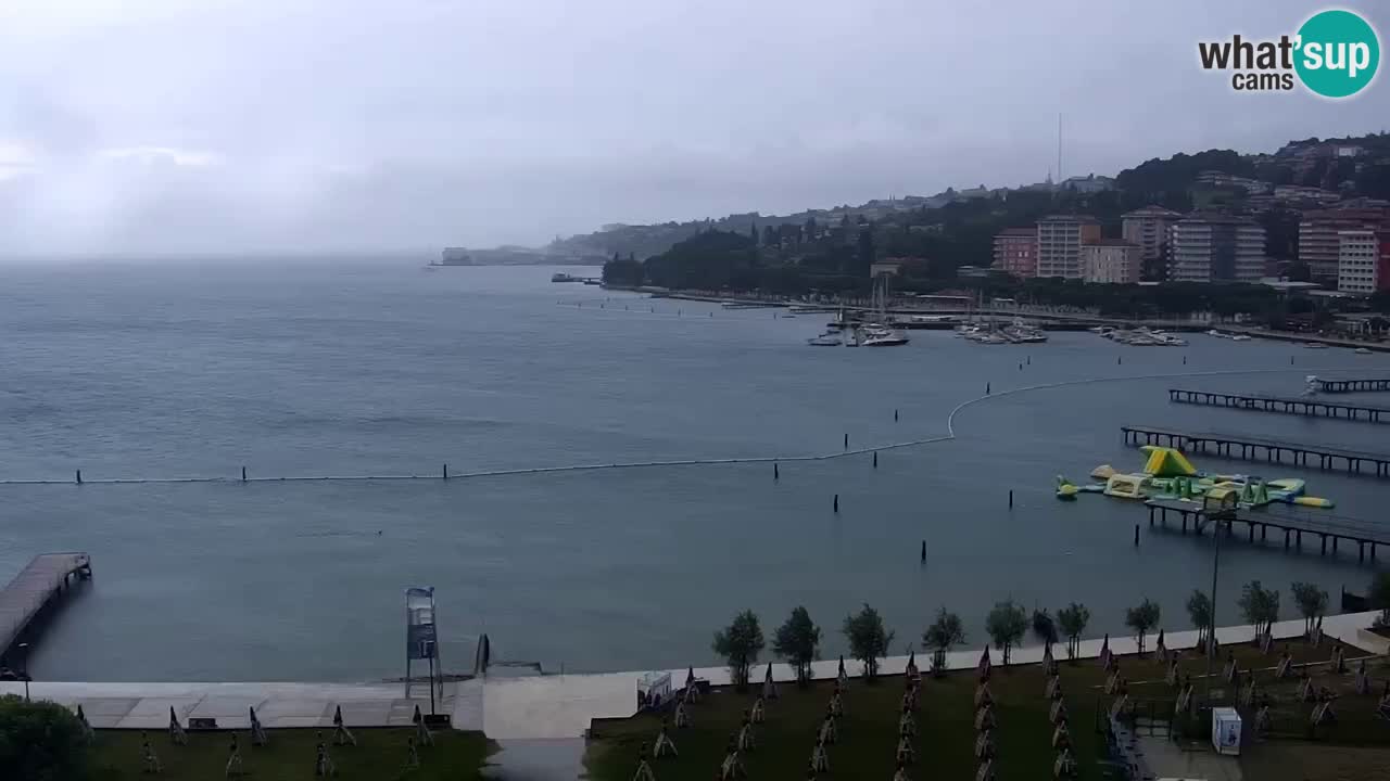 Webcam Portorož Panoramic view from Casino Portoroz