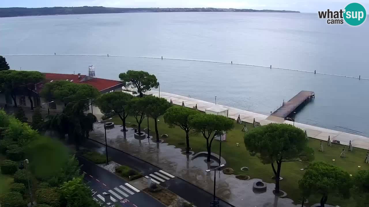 Webcam Portorož Panoramic view from Casino Portoroz