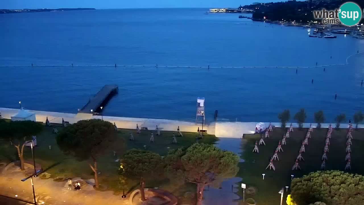 Live cam Portorož  Panorama