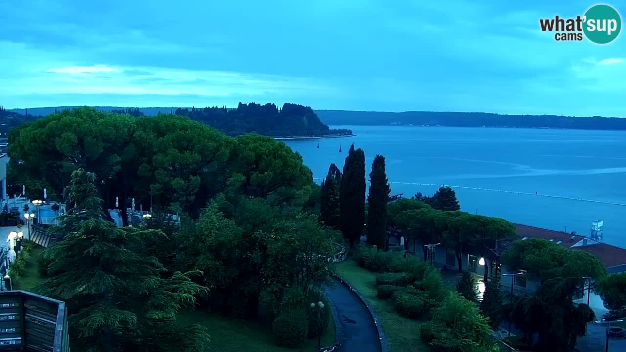 Webcam spiaggia Portorose – Vista dal ristorante Bungalow