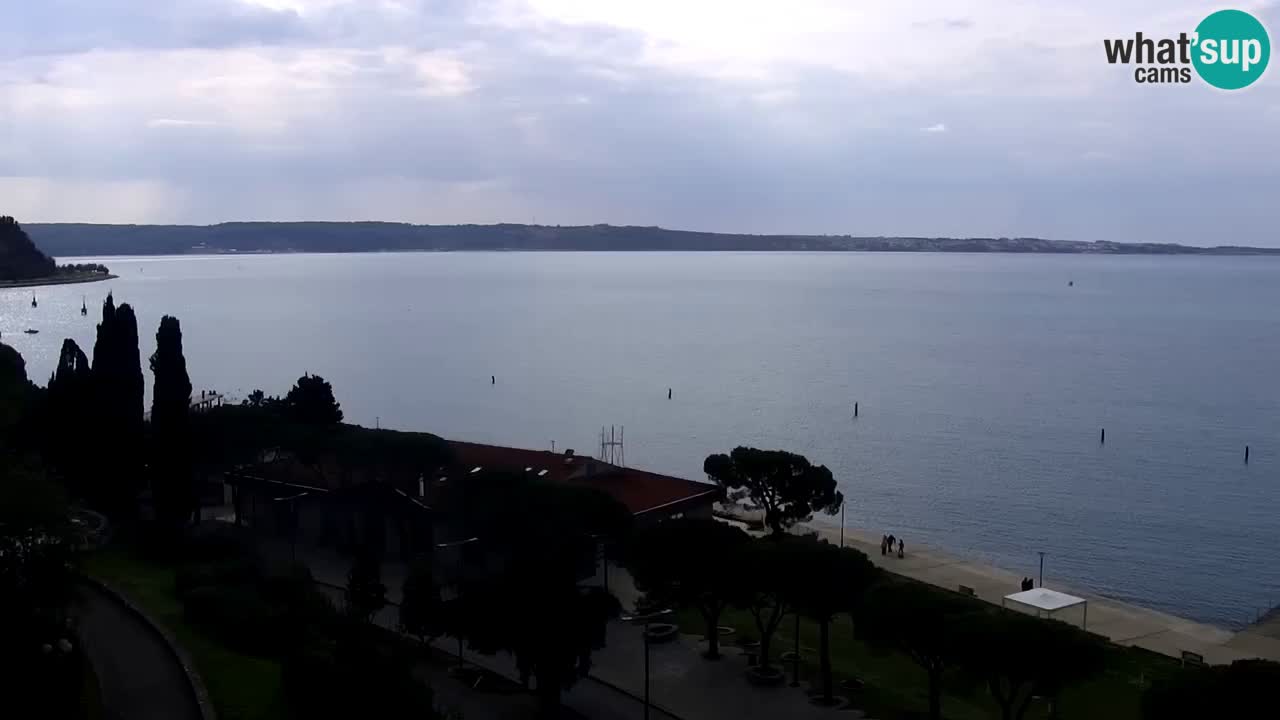 Web kamera Portorož plaža