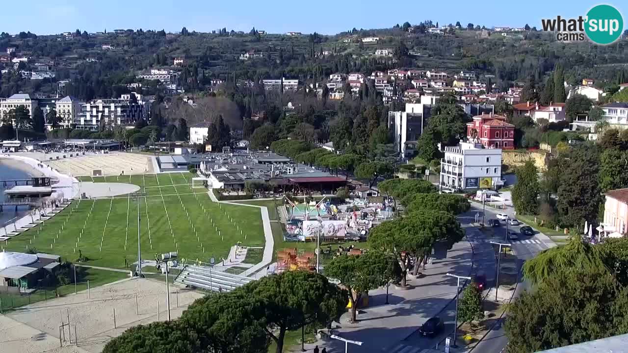 Webcam Playa Portorož – Bungalow