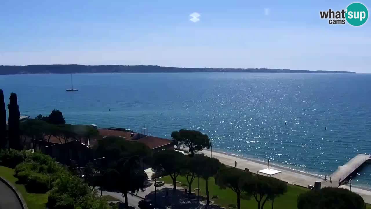 Live Webcam Portorose – Panorama