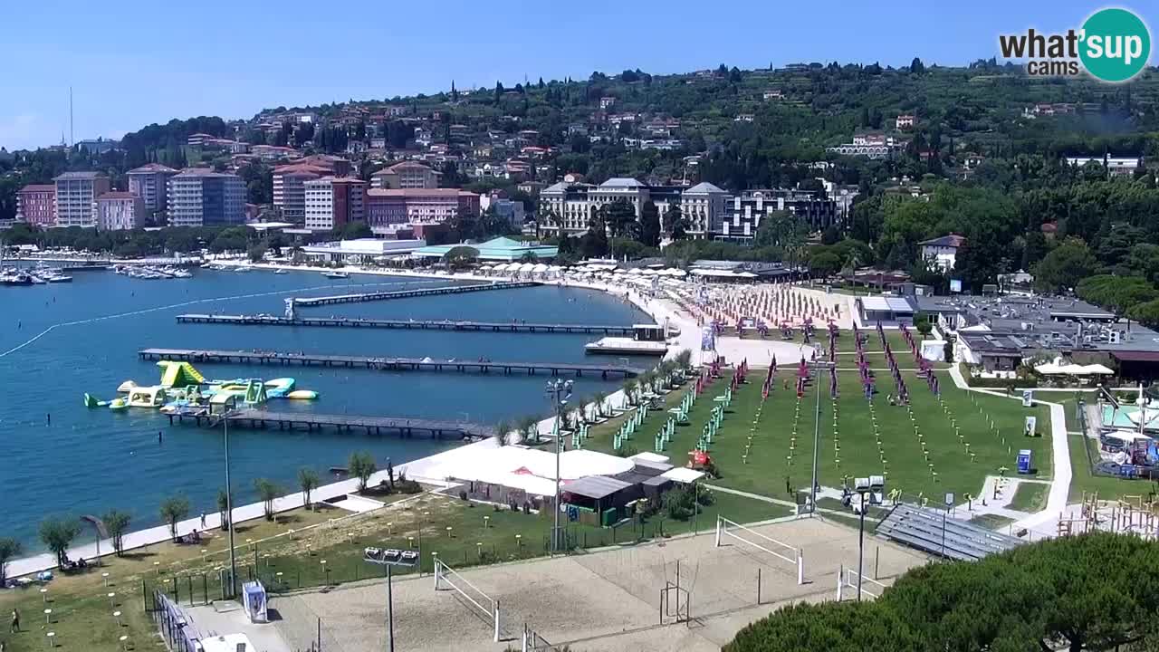 Kamera v živo Portorož – Panorama