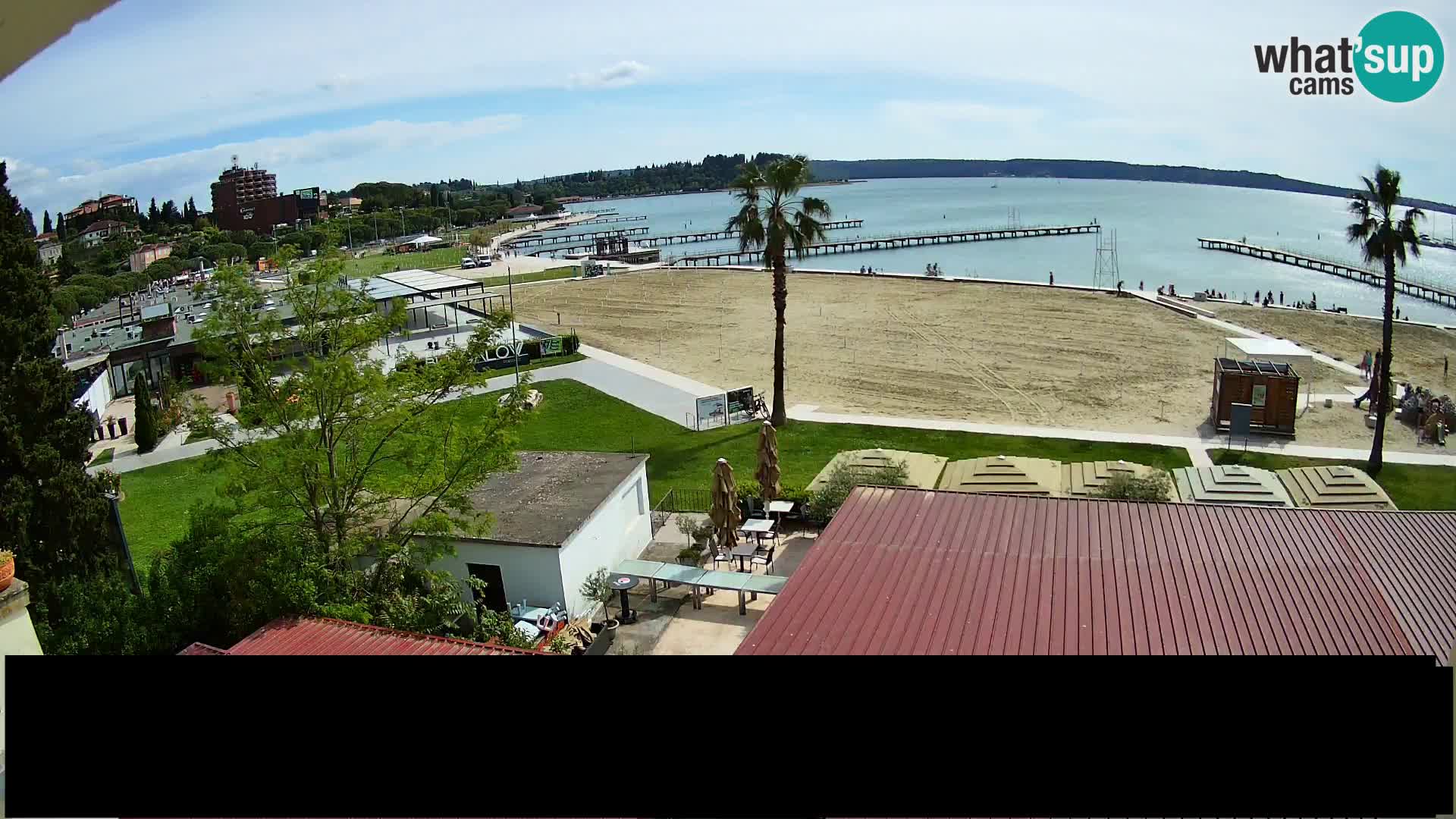 Webcam Live Spiaggia di Portorose