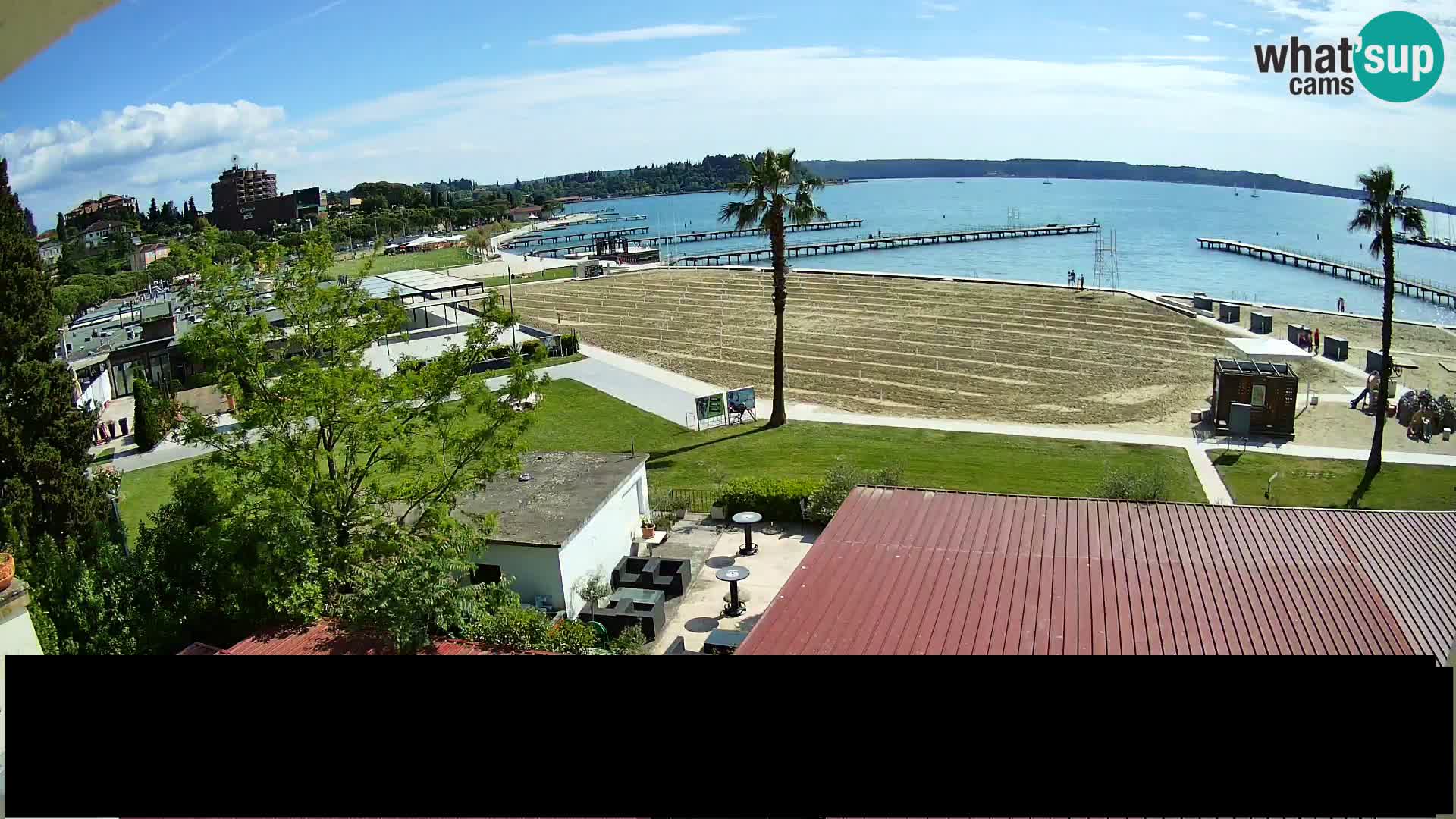 Spletna kamera Plaža Portorož
