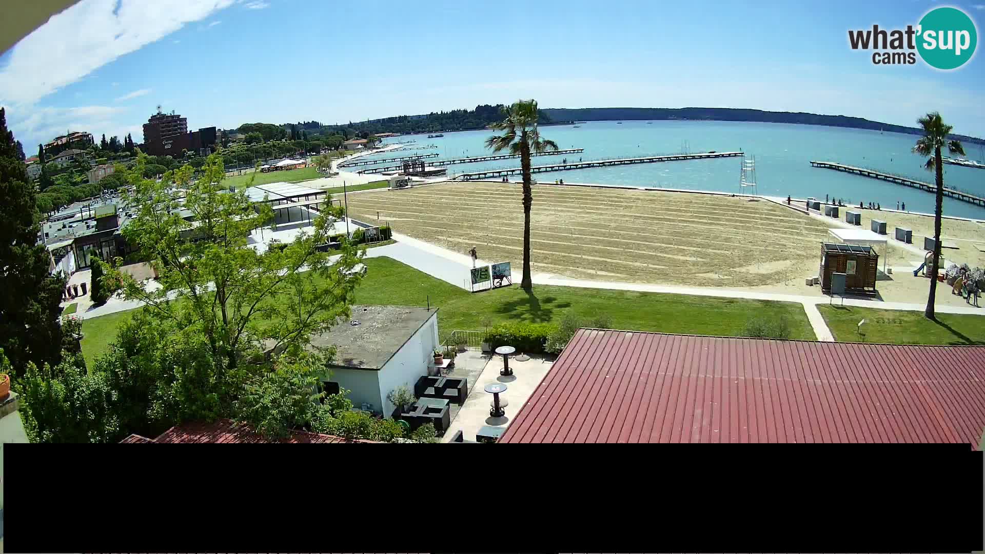 Spletna kamera Plaža Portorož