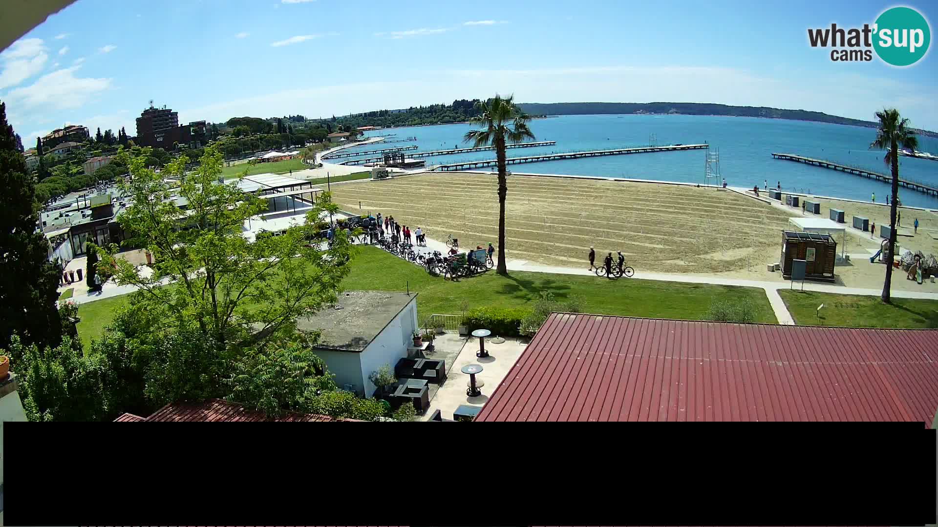 Webcam live Beach in Portorož