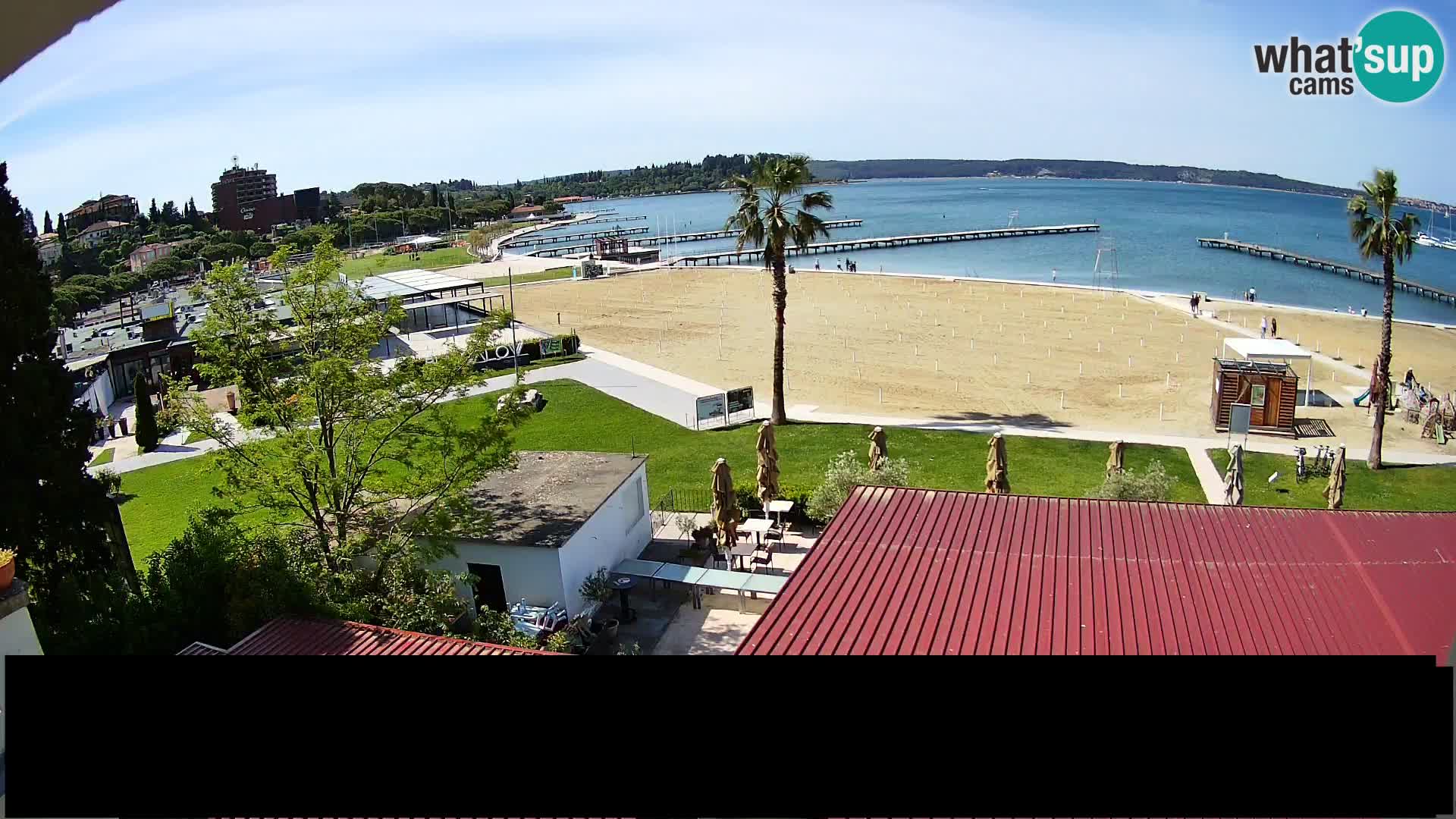 Webcam Live Spiaggia di Portorose