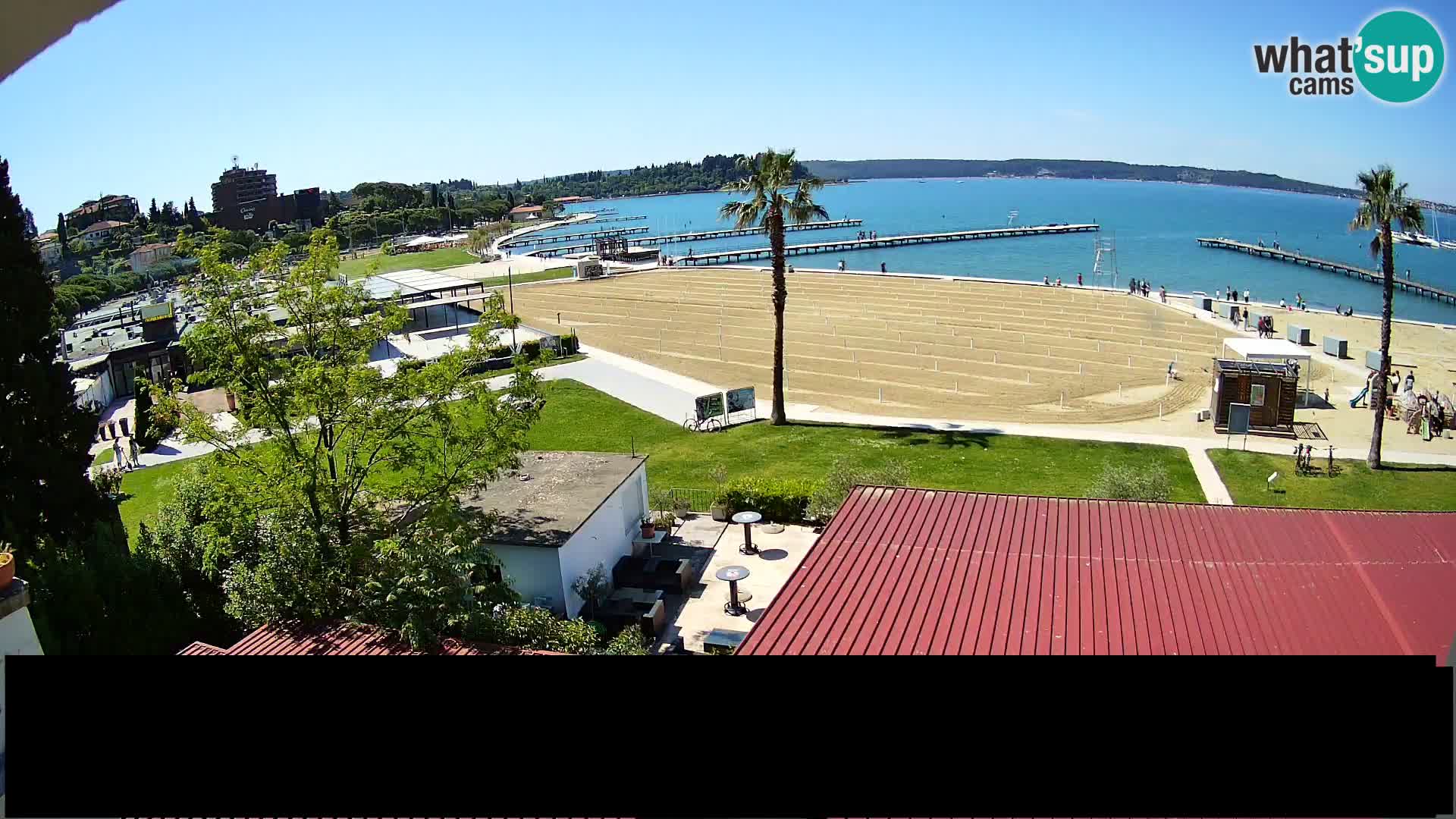 Web Kamera Plaža u Portorožu