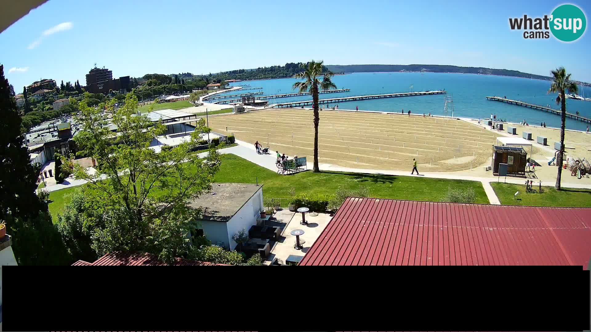 Webcam spiaggia Portorose – Caffe Karamela