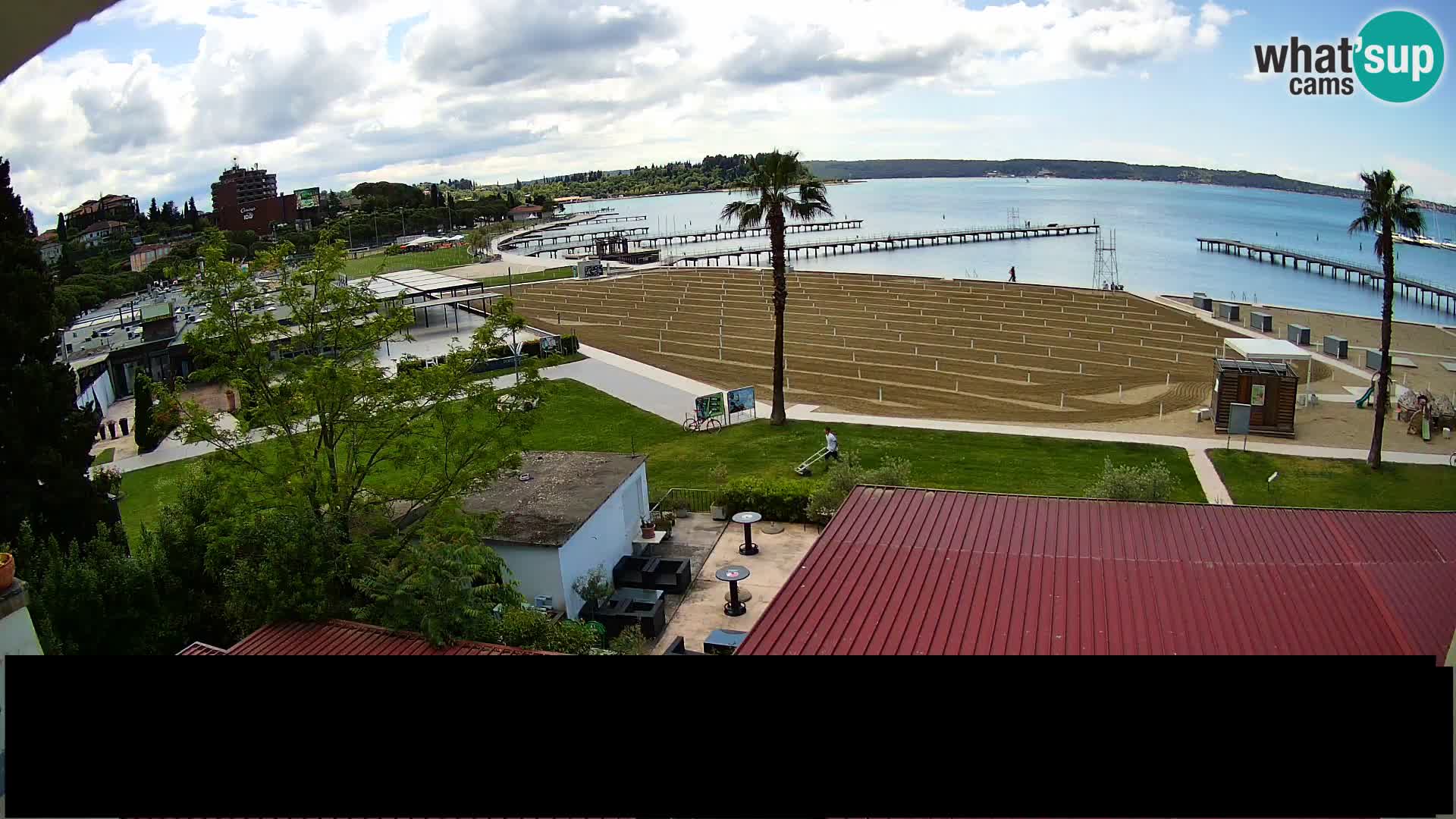 Plage Portorož live cam