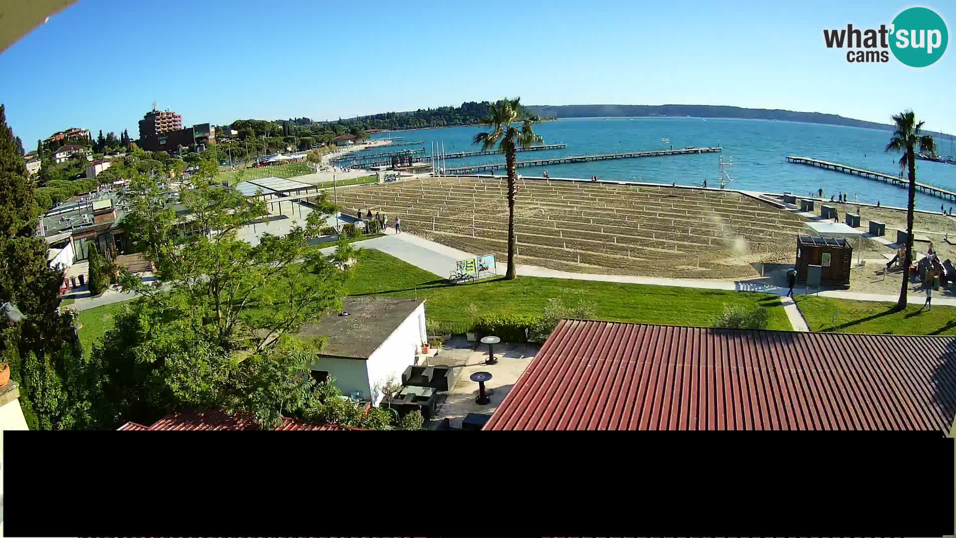 Webcam Live Spiaggia di Portorose