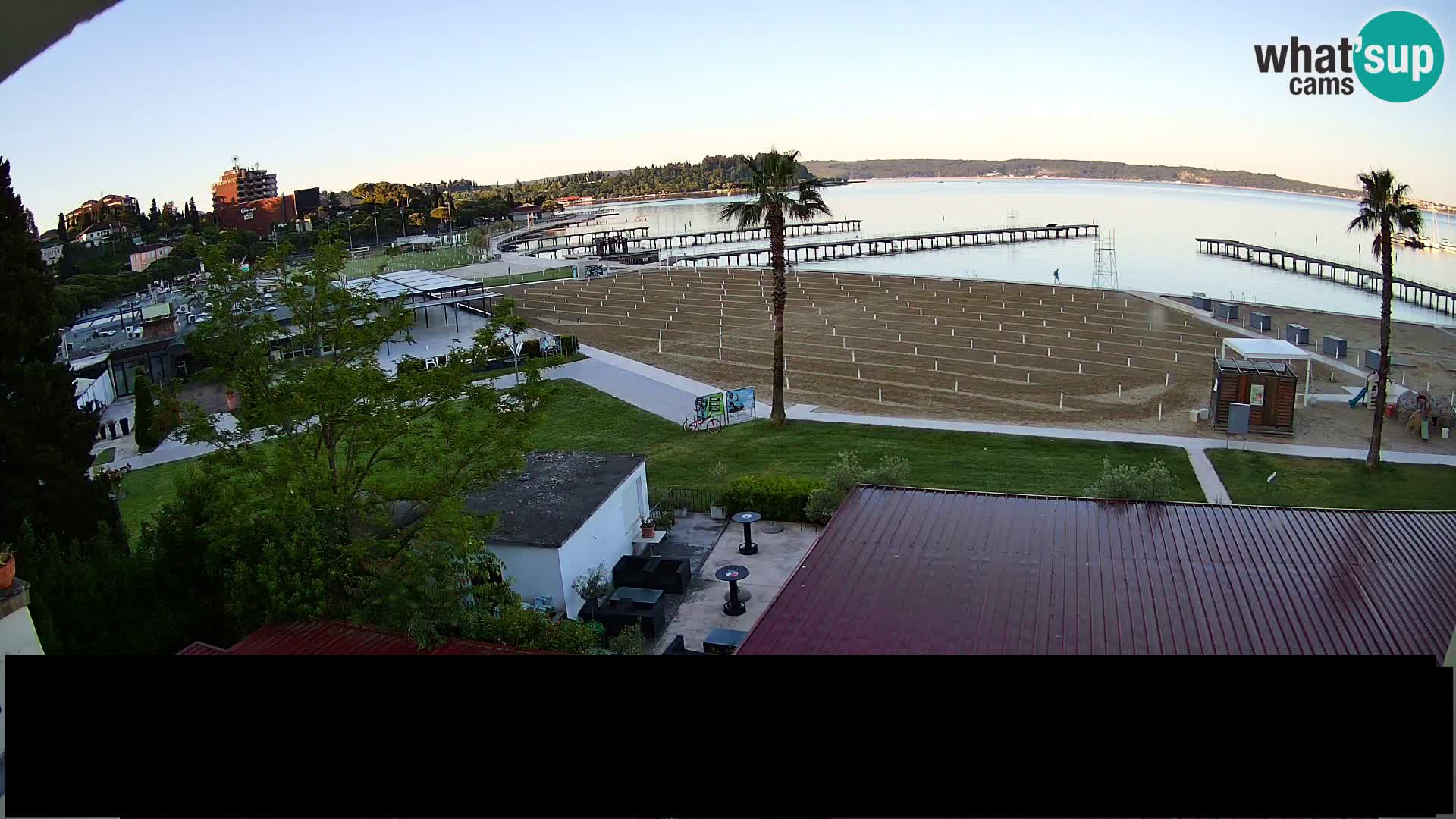 Webcam Live Strand in Portorož