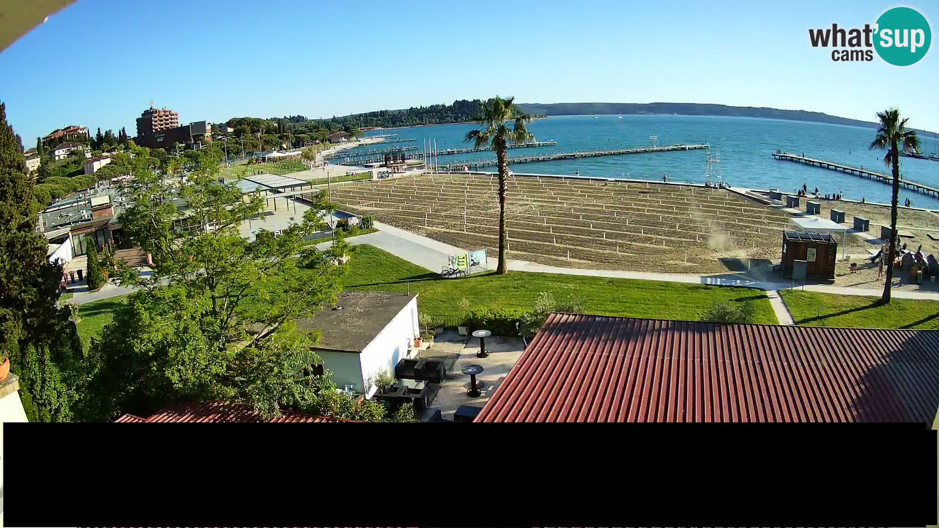 Spletna kamera Plaža Portorož