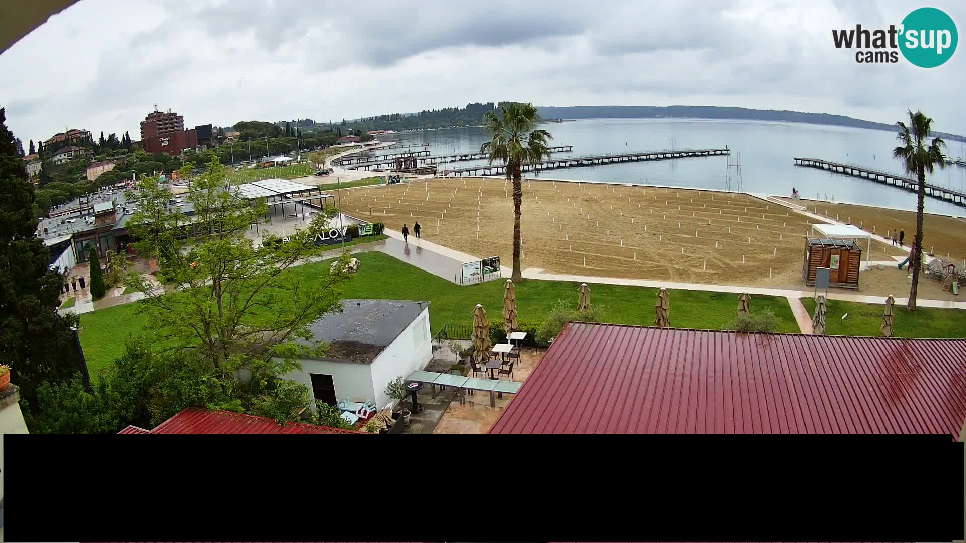 Playa Portorož camera en vivo