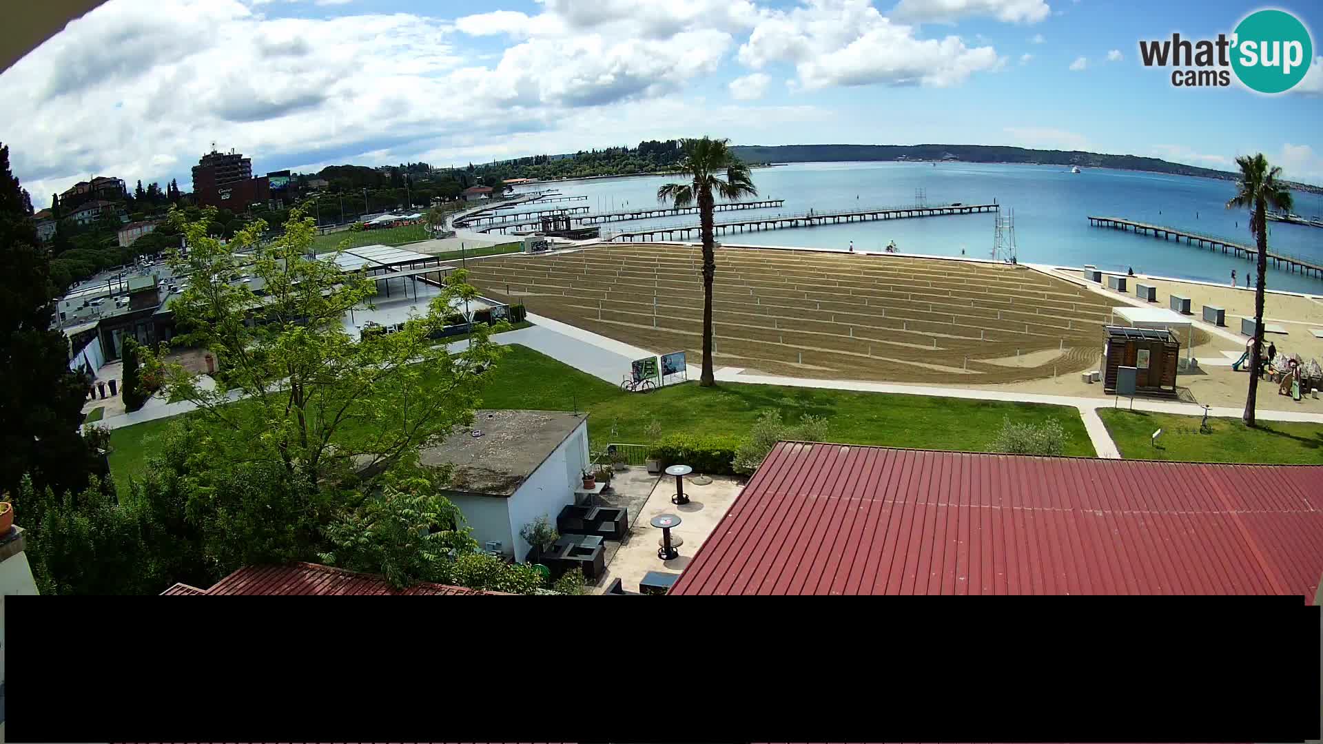 Spletna kamera Plaža Portorož