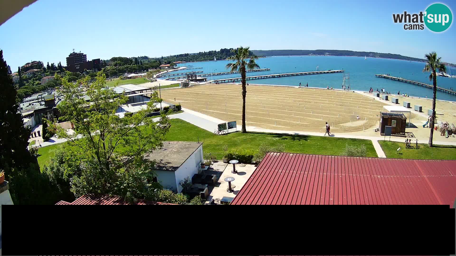 Spletna kamera Plaža Portorož