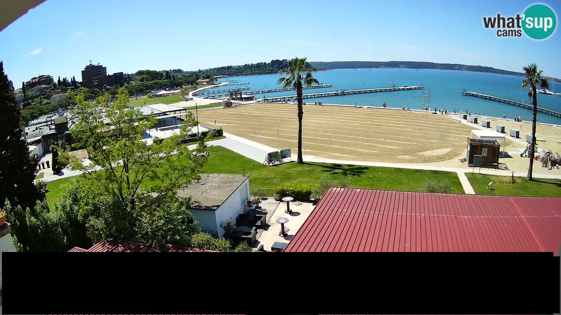Spletna kamera Plaža Portorož