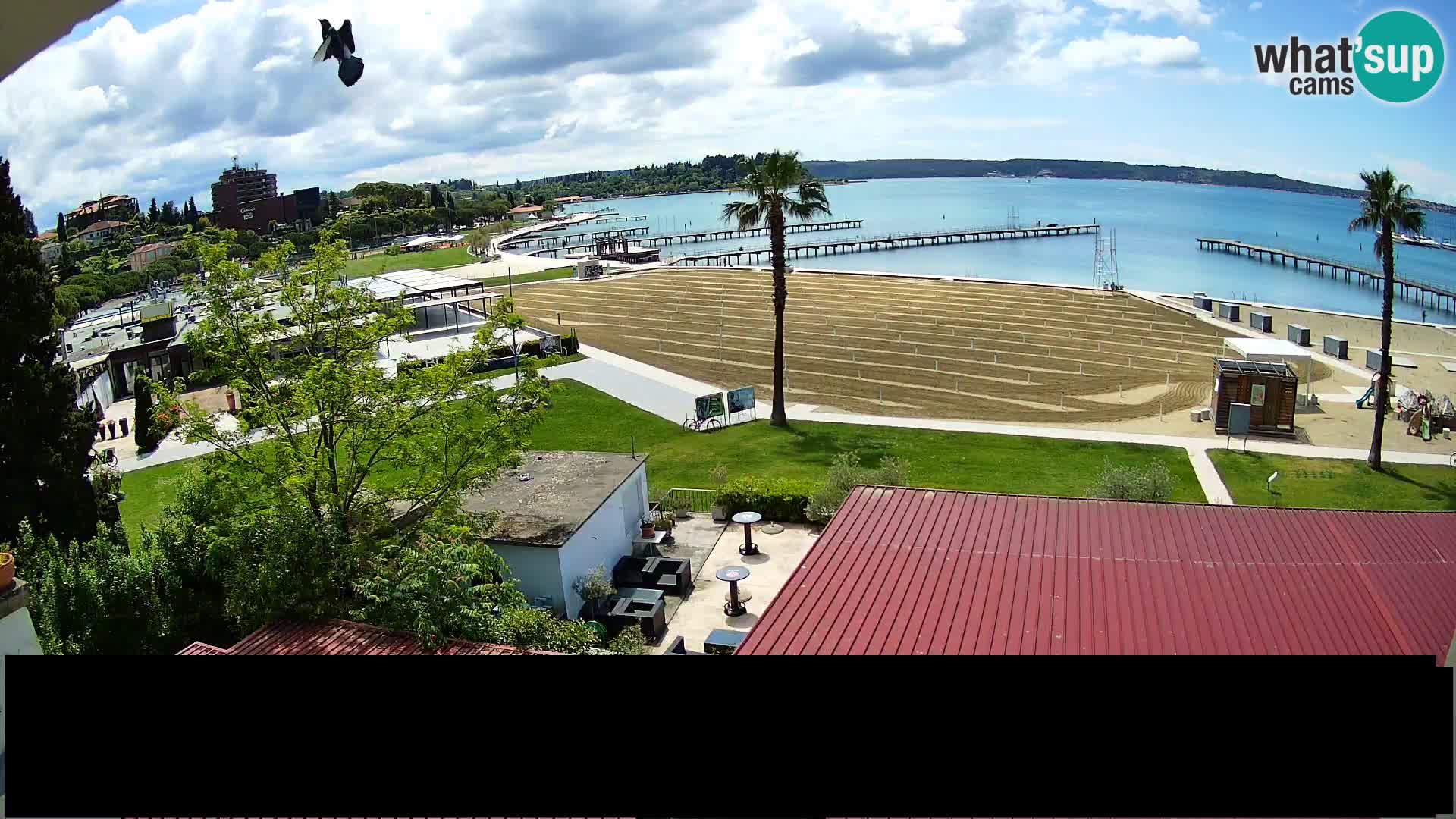 Webcam Live Strand in Portorož