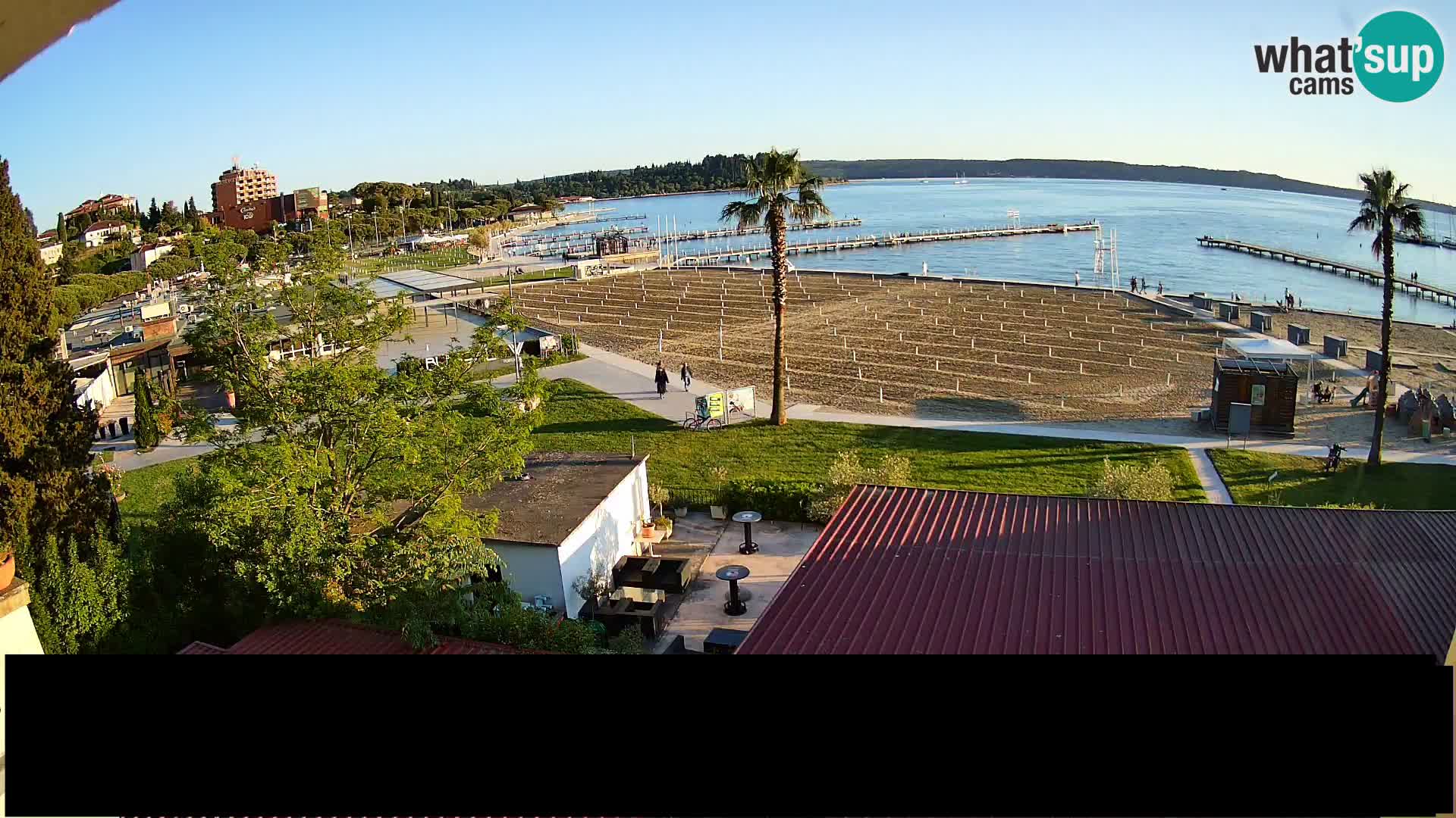 Plaža Portorož web kamera