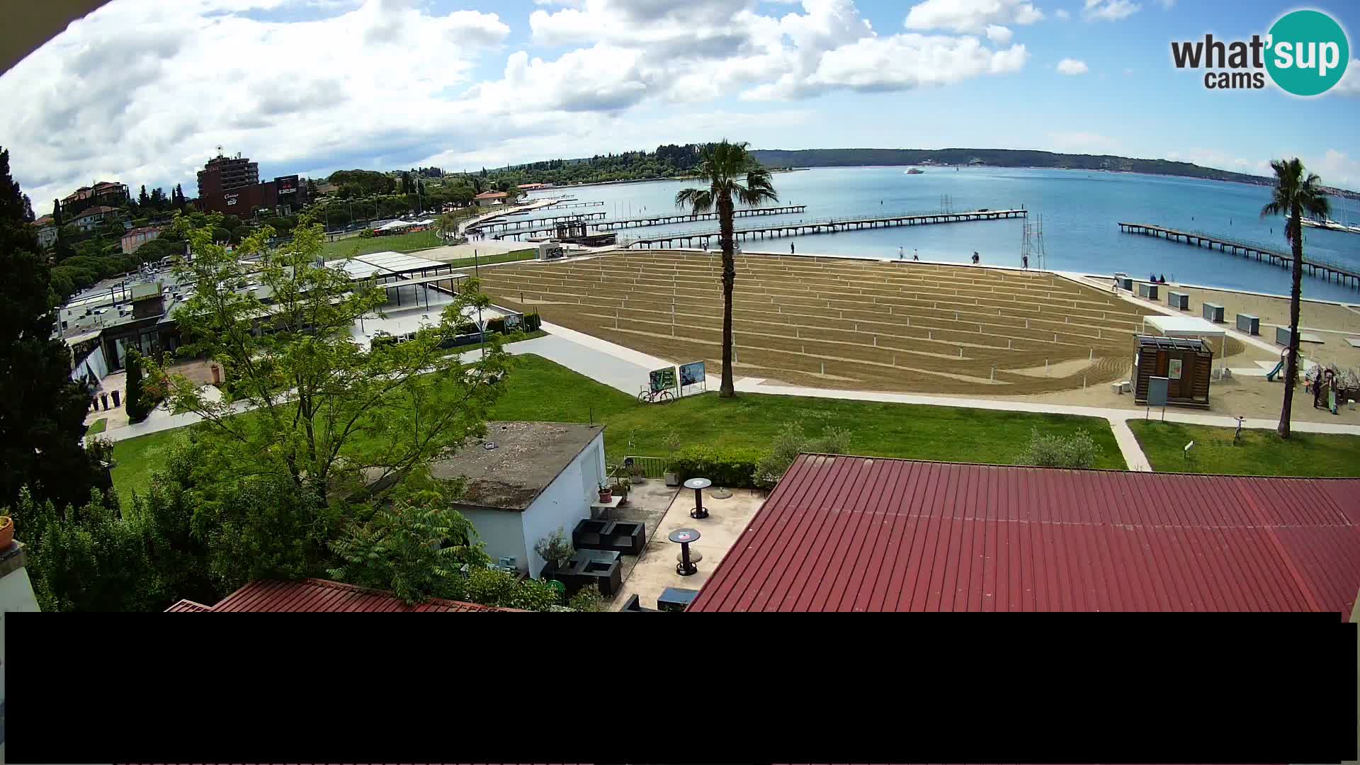 Webcam Live Spiaggia di Portorose