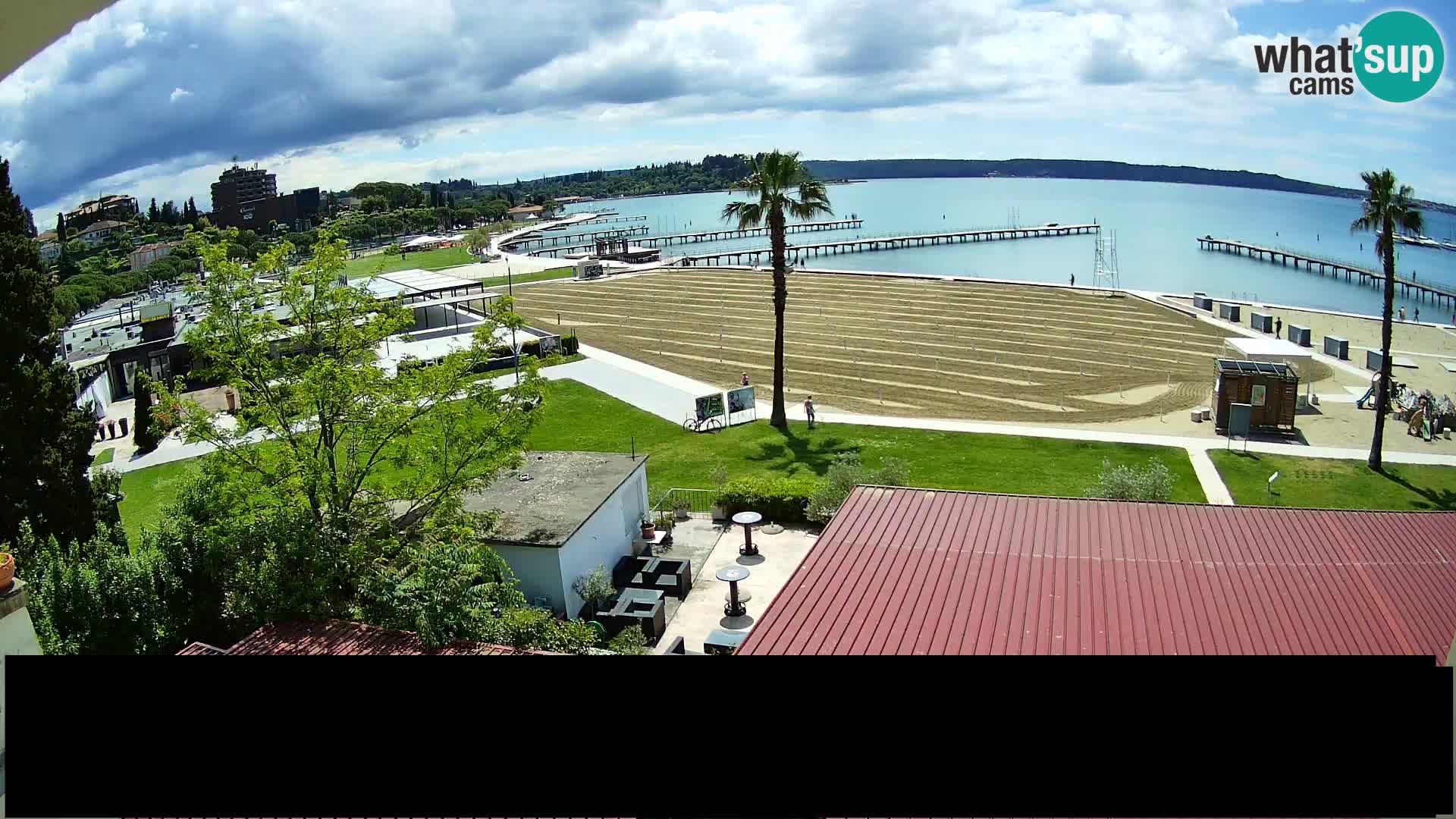 Spiaggia di Portorose live webcam