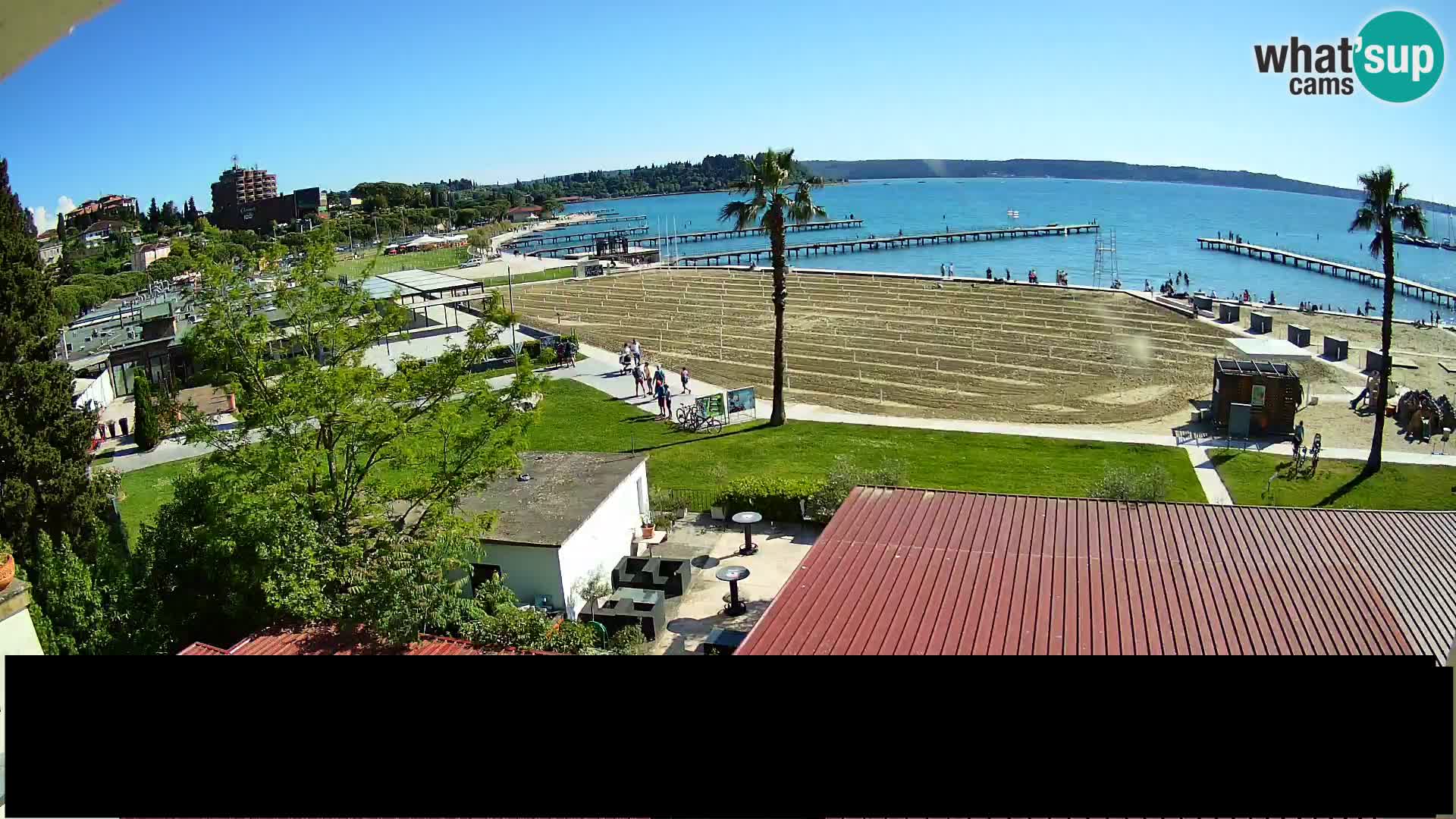 Plaža Portorož web kamera