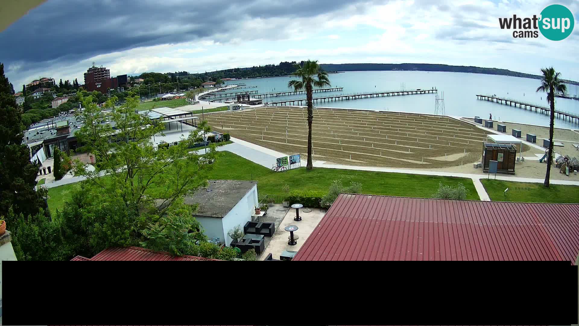 Web kamera Portorož plaža – Kavarna Karamela
