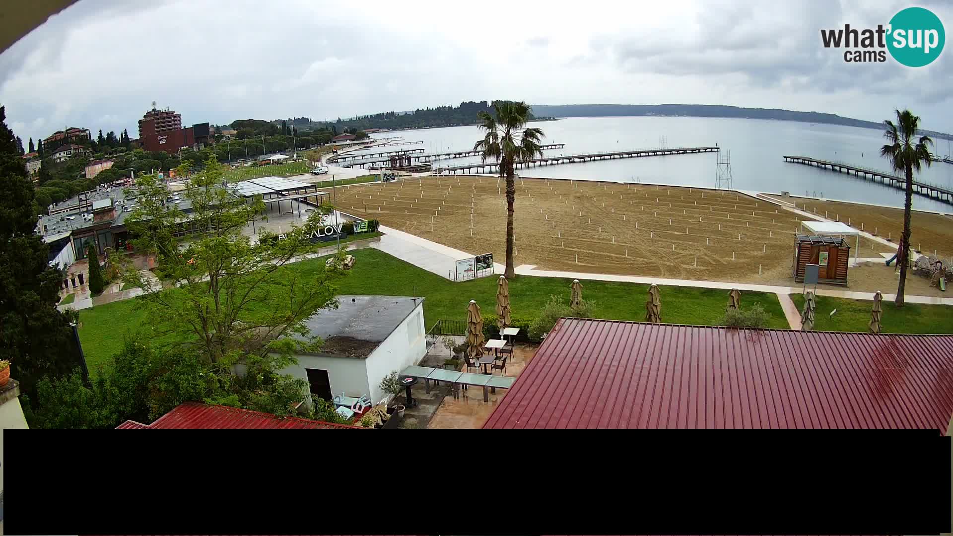 Webcam Live Playa de Portorož