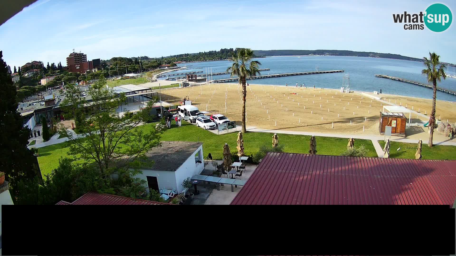Webcam Live Strand in Portorož