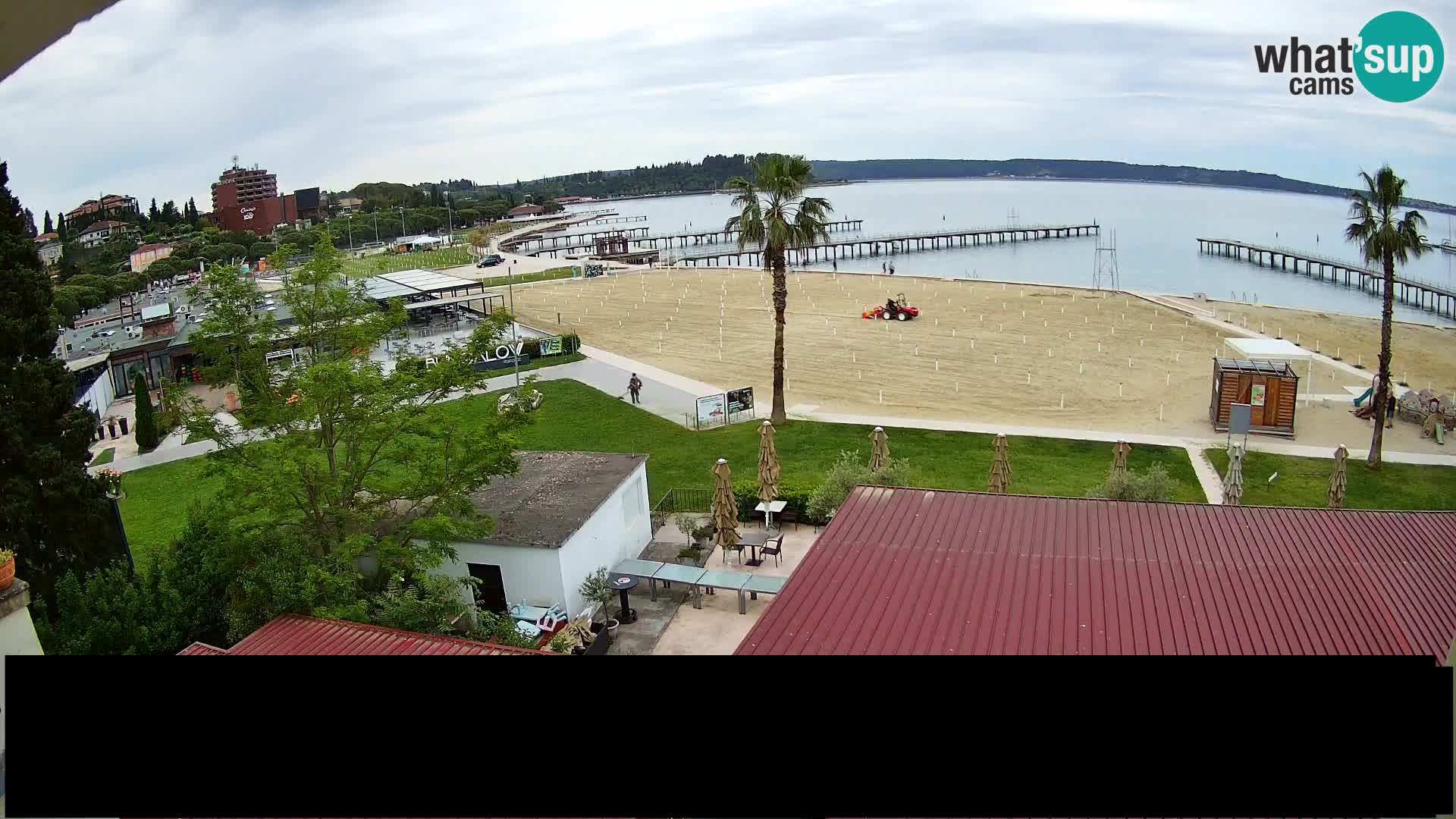Spiaggia di Portorose live webcam