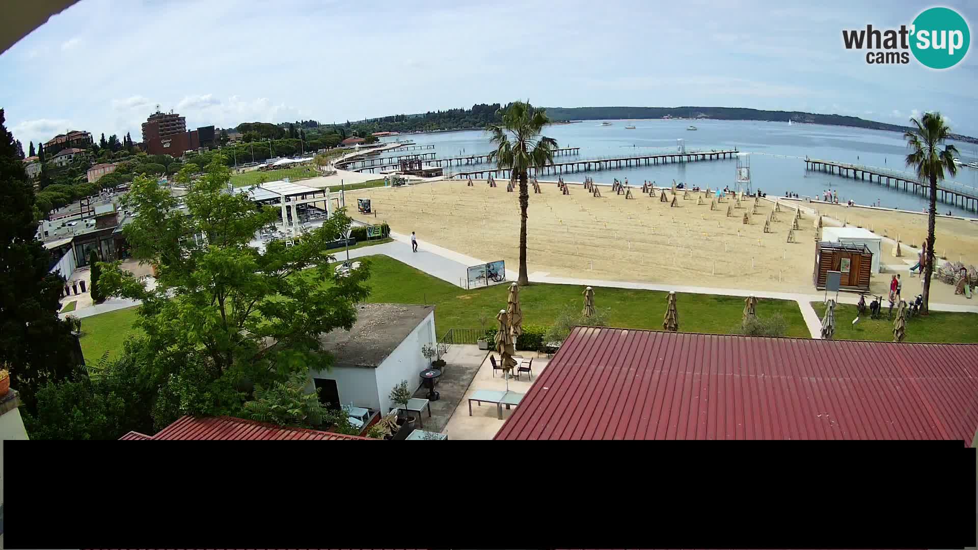 Livecam Portorož beach