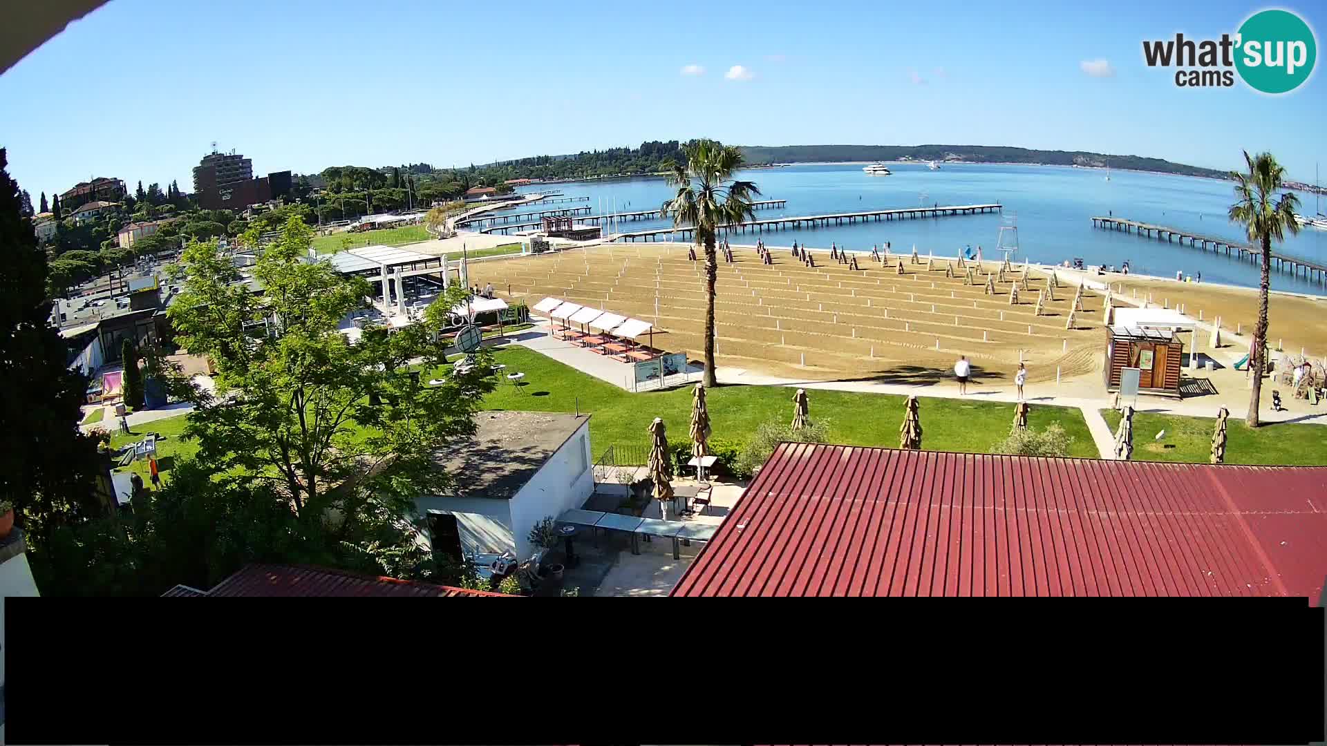 Spletna kamera Plaža Portorož