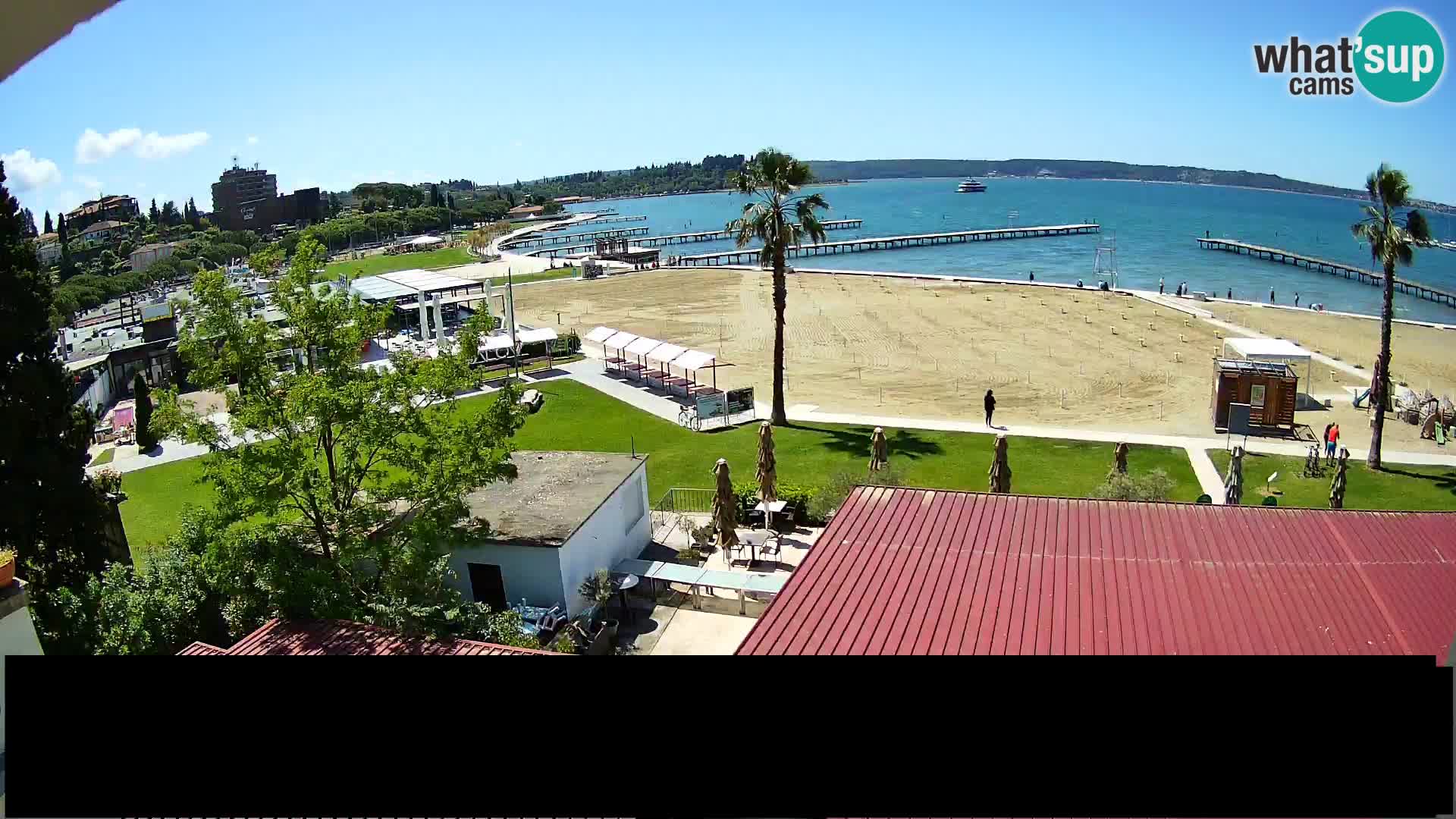 Spletna kamera plaža Portorož