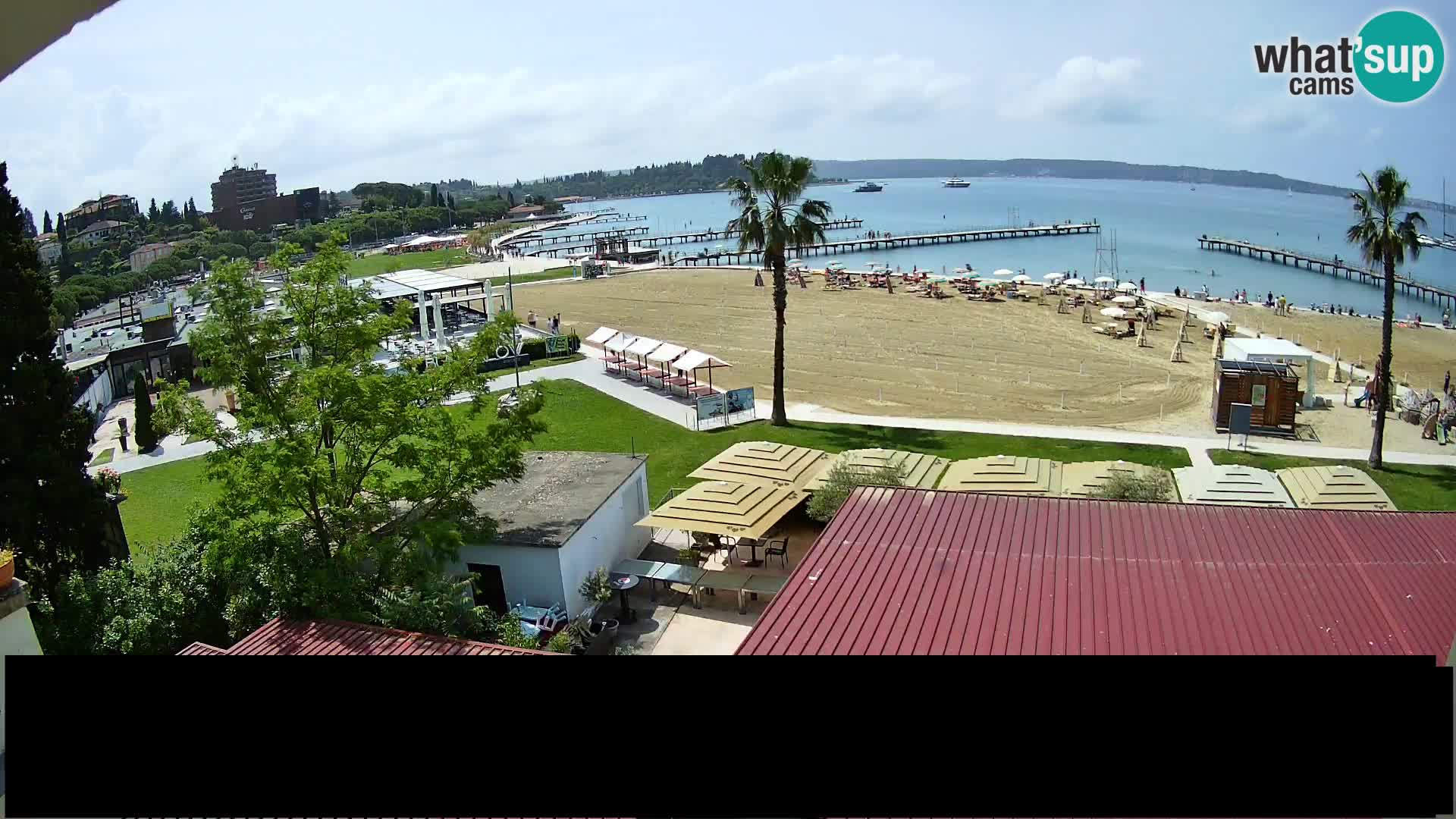 Plaža Portorož web kamera